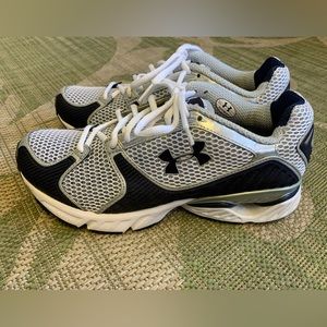 **SOLD** Under Armour Mens Cartilage 
Gray Black Running Shoes Men’s Size 8.5
